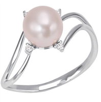 Anello Bliss Donna in Oro bianco Perla 20073760